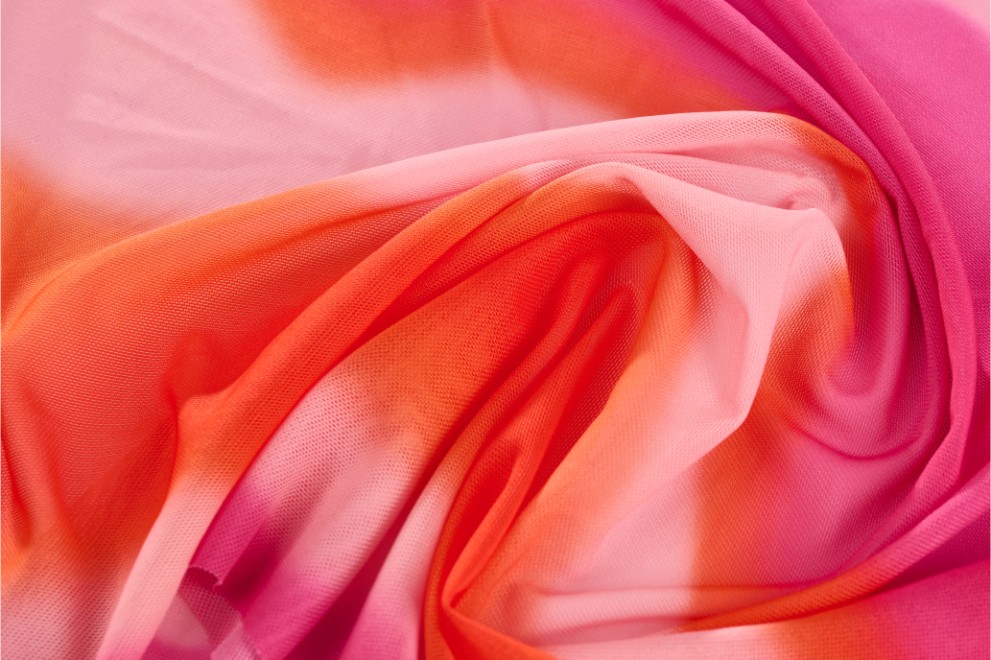 Lyc Tulle Digital Printed